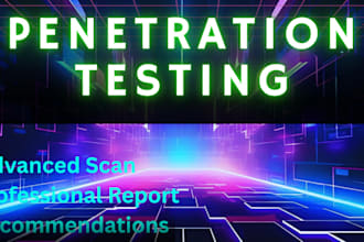 penetration test on your site find vulnerabilities and deliver a report