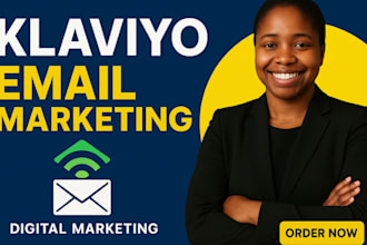 set up and manage klaviyo email marketing for your shopify store