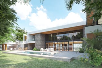 do architectural rendering 2d, 3d perspective masterplans