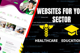 develop a custom lms, elearning, or healthcare website using react and node