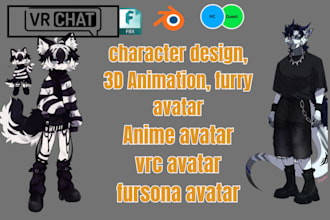 model characters vrchat avatar 3d animation furry avatar nsfw character vtube av
