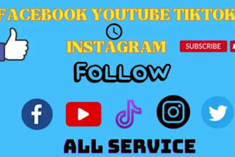 grow tiktok, instagram, twitter x, facebook followers for organic growth engage