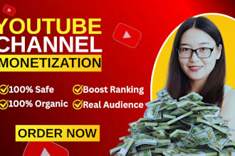 do fast youtube channel promotion to gain views and for monetization organically