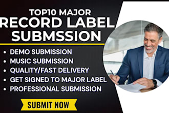 do record labels submission to independent label to get sign