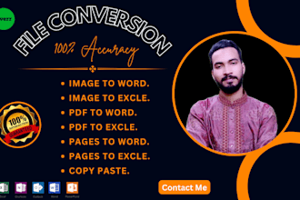 perform  data conversion, typing, data input , data scraping