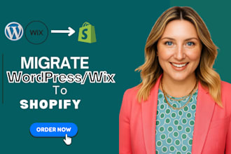 migrate wordpress to shopify, migrate wordpress website, migrate wix to shopify