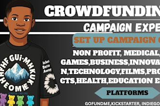 do crowdfunding campaign creation and promotion kickstarter gofundme indiegogo