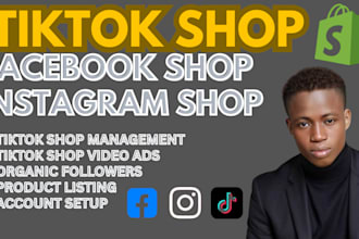 do tiktok shop instagram shop facebook shop and tiktok dropshipping