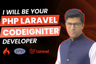 do full stack web application development in PHP, laravel, codeigniter