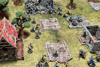 3d print and paint scenery for your wargames and rpgs