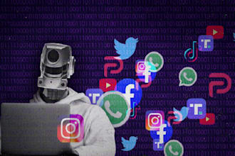 create automated social media api bot, twitter api bot, tiktok auto follow bot