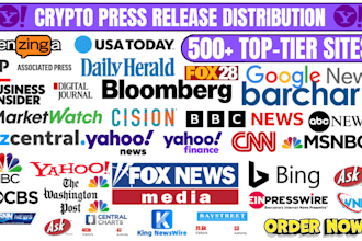 do crypto press release, yahoo press release, press release distribution