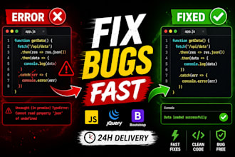fix website bugs and errors quickly