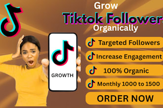 promote and grow your tiktok followers and video organically