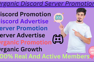 boost, advertise, promote your discord server, to get real and active members