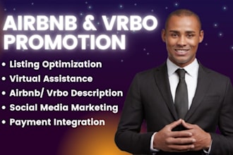 setup airbnb promotion vrbo marketing airbnb listing airbnb seo vrbo listing