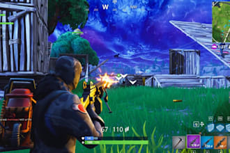 create fortnite uefn map, red vs blue, battle royale, parkour, pillar map,4v4