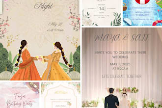 design invitation card with in 5 hours