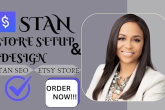 setup stan store design and upload digital product for your stan store