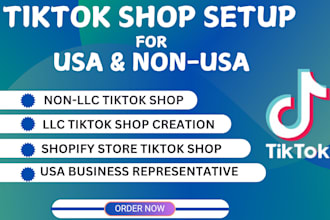 create USA tiktok shop USA tiktok account setup tiktok shop