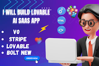 build a lovable ai saas app using react js next js v0 stripe bolt new