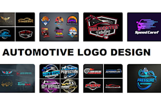 design auto dealership, car logo, car detailing, auto repair and automotive