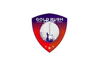 design a sports gold rush classic logo with vintage flair