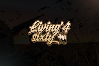 design a vintage outdoor duck hunting logo
