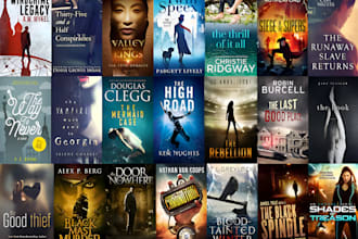 make kdp book cover, kindle cover, ebook cover and book cover design for you