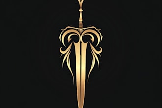 make design medieval fantasy game, rpg, mmo game logo