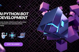 develop a custom ai bot in python for automation, tasks, scraping