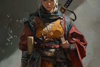 create high quality dnd character art