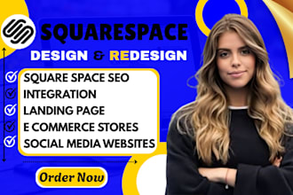build squarespace website maintainance and SEO optimization