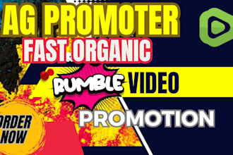 promote your rumble video to boost views, engagement, and channel growth