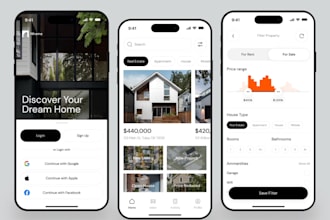 build real estate app, property listing app, agent app, realtor app, broker app