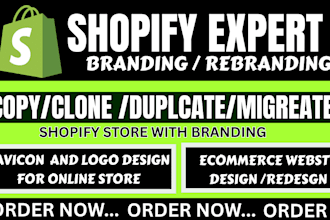 copy clone duplicate shopify dropshipping store rebranding websites redesign