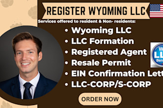 register US llc wyoming delaware non USA resident llc ein registration