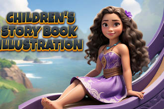 create artistic illustrations for children storybooks