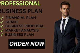 write a professional startup business plan with financial projection