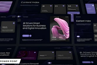 redesign powerpoint presentation for your company, investor pitch deck sales