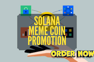 telegram promotion solana memecoin promotion crypto prom0tion