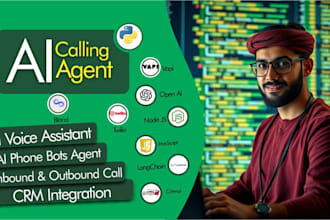 setup ai calling agent, voice bot, ai sales agent, whatsapp chatbot by vapi, n8n