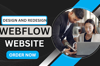 design a high converting webflow landing page tailored to your brand