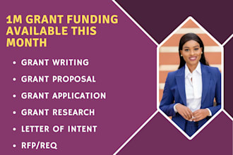 write winning grant proposals, research funding opportunities for your project