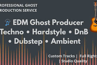 be super edm ghost producer techno hardstyle music drum bass dubsteps ambient