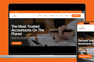 make bookkeeping website accounting landing page to generate bookkeeper leads