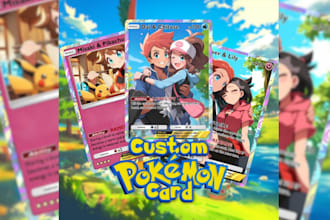 create pokemon tcg trading card anime art trainer logo