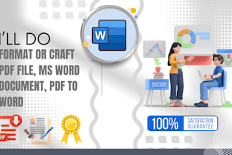 alter or craft pdf file, ms word document, pdf to word