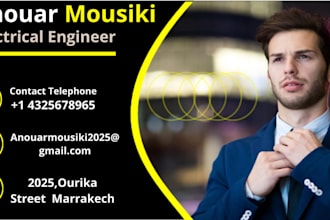 design professional visiting card