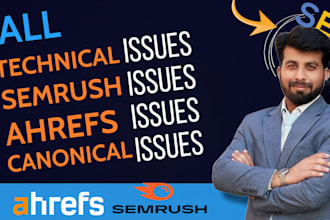 fix ahref errors, semrush issues,, and canonical issues